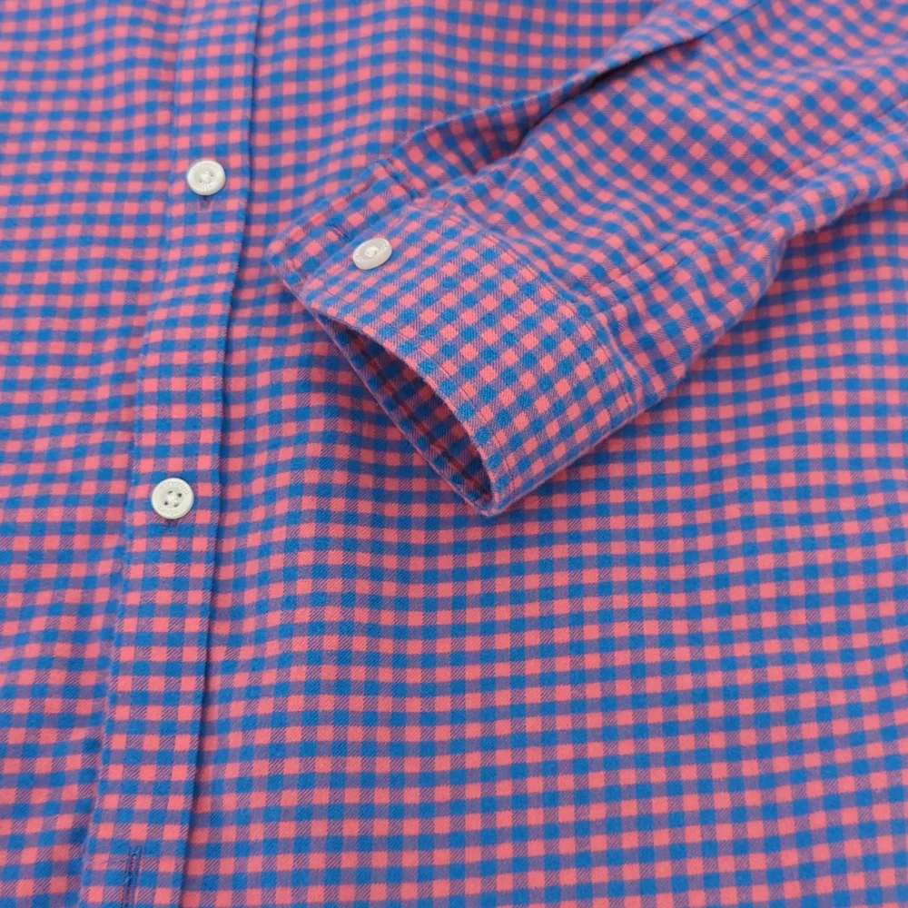 Vineyard Vines Gingham Whale Shirt Size XL 18 - Picture 4 of 5